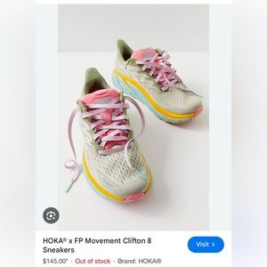 *SOLD*Free People x Hoka Clifton 8